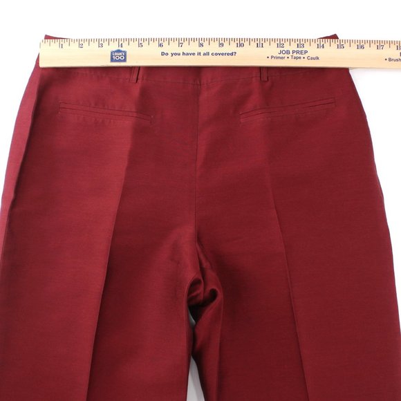 Morgane Le Fay Suit 2 PC Set Long Jacket Pants Silk Cotton Statement Piece 8 - Picture 12 of 16